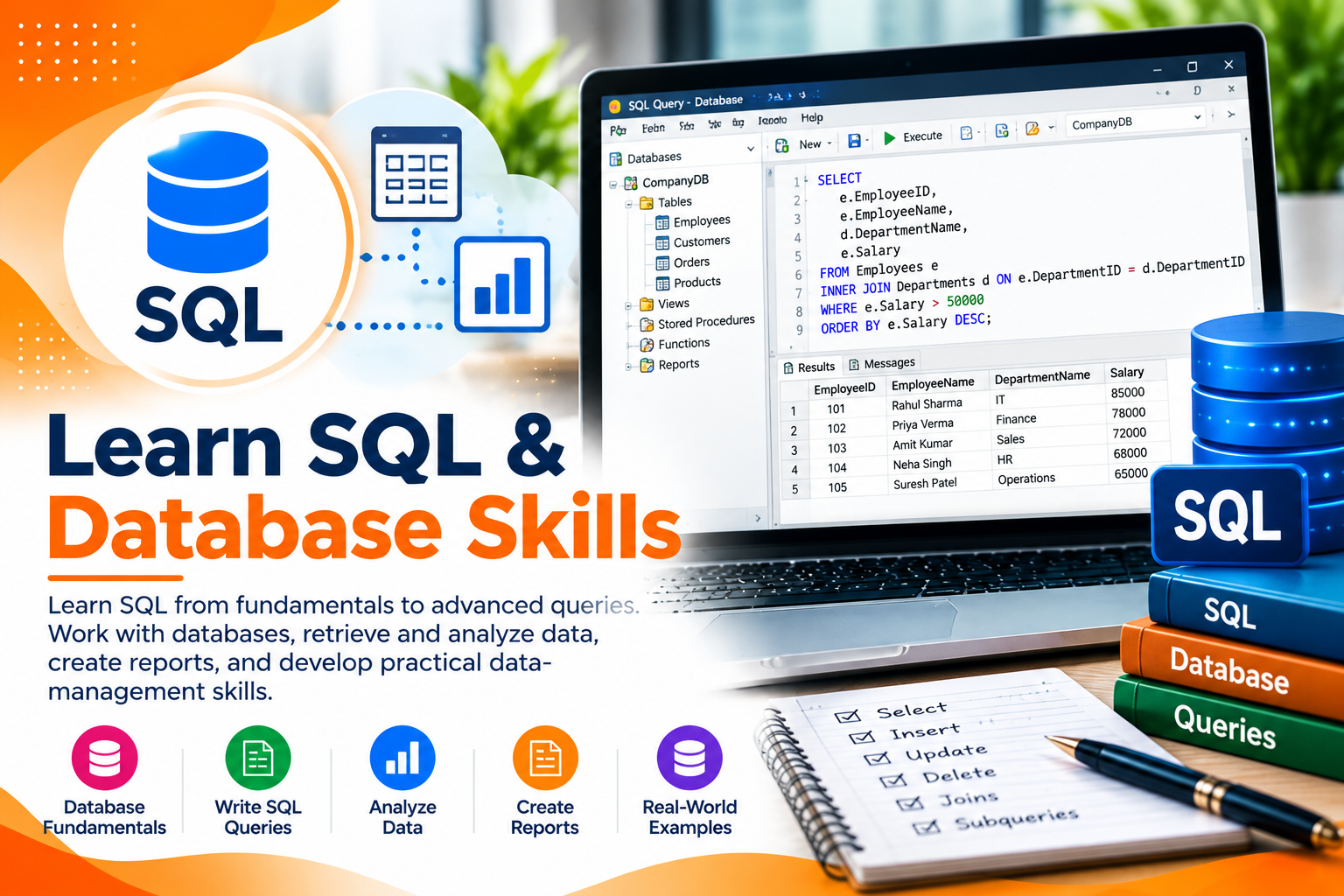Learn SQL & Database Skills