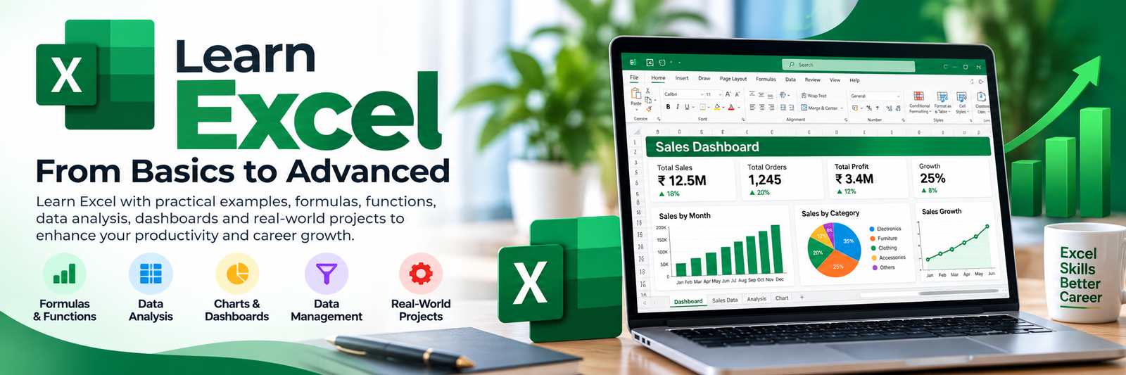 website banner excel